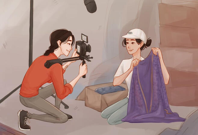 Fanart for We Stan Scrap Gege by @broshipaddict